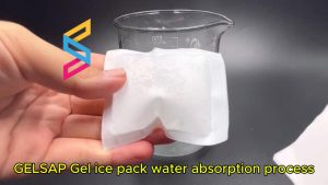 Gel-Eispackung Wasseraufnahmeverfahren